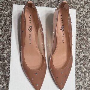 Katy Perry Collections Tan Studded Heels